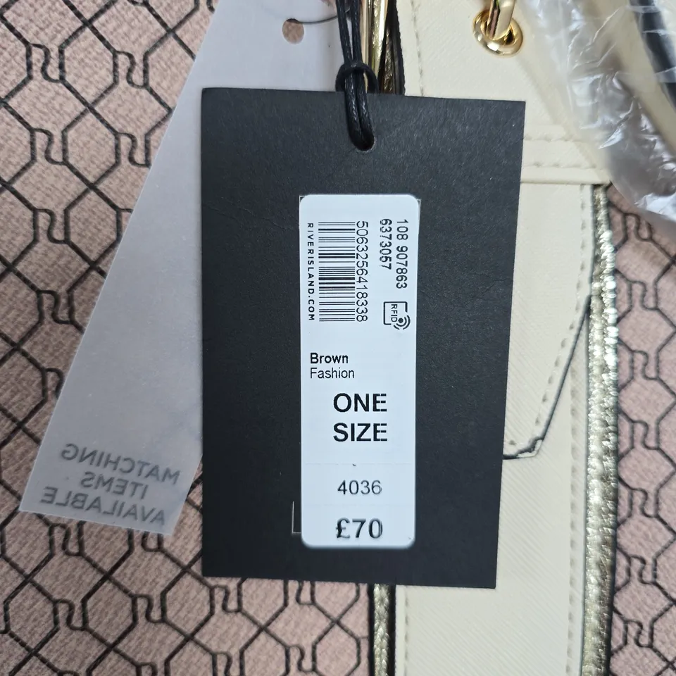RIVER ISLAND STUDIOS HANDBAG – SOMEWHERE TO GO COLLECTION – ONE SIZE