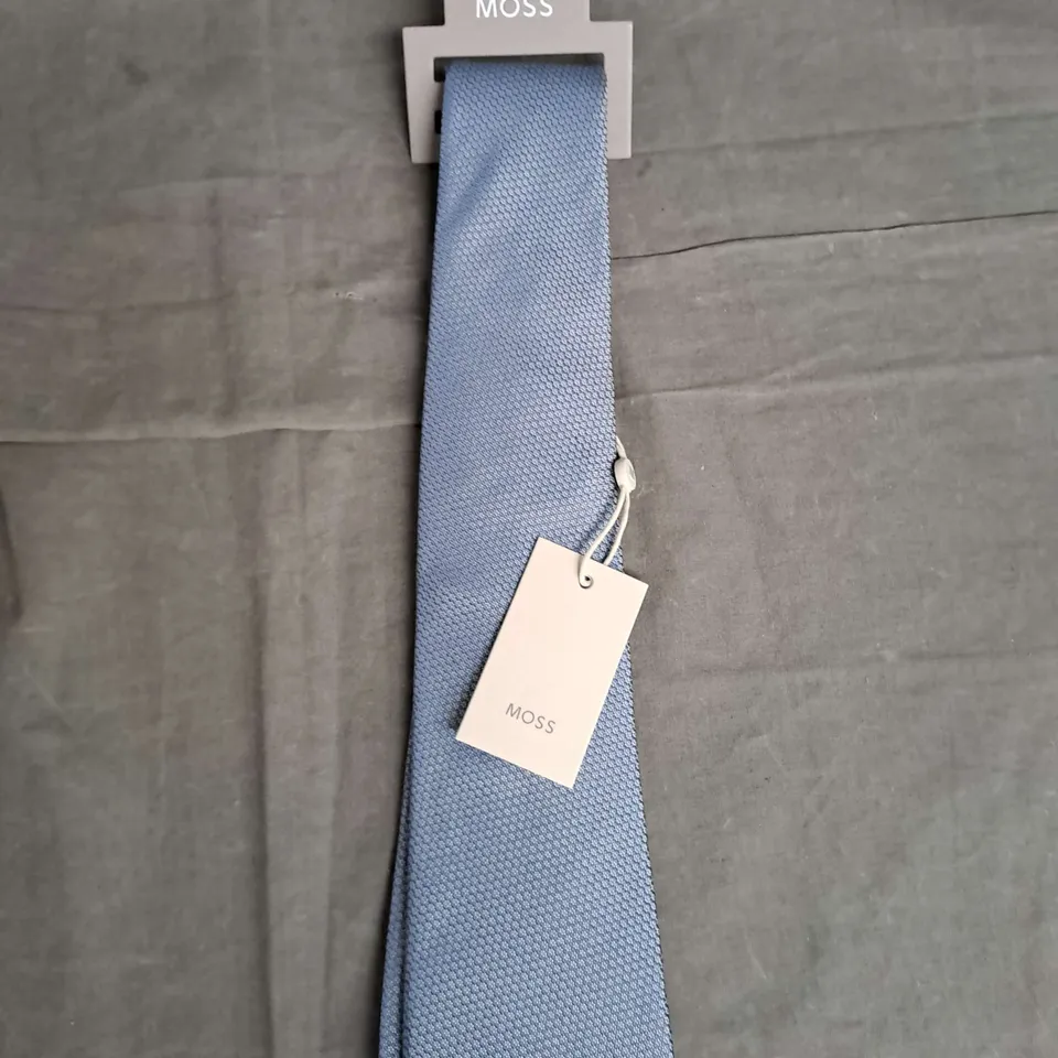 MOSS TIE IN BLUE ONE SIZE 