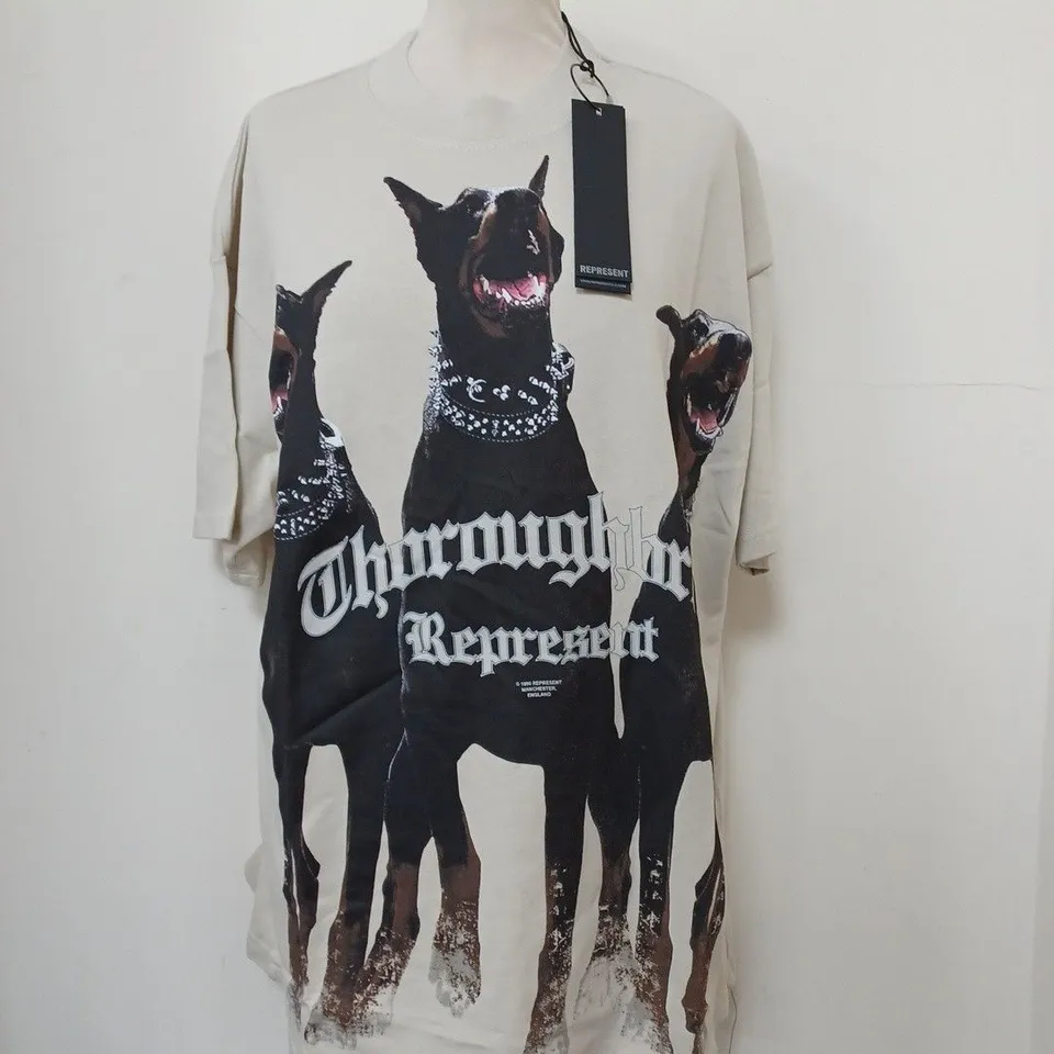 REPRESENT THOROUGHBRED T-SHIRT SIZE M