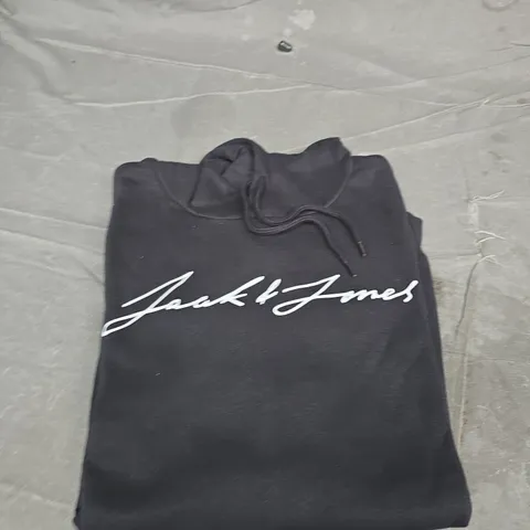 JACK & JONES MEN'S HOODIE – BLACK - SIZE UNSPECIFIED