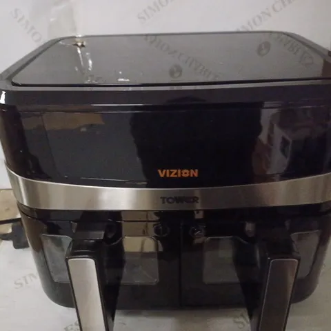 TOWER T17100 VORTX VIZION 9L DUAL BASKET AIR FRYER