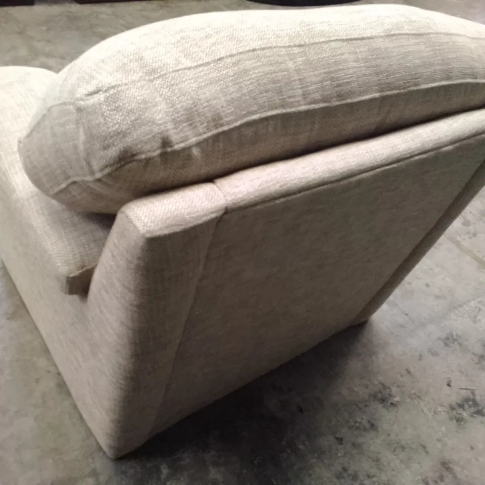 LARGE ARMCHAIR - CREAM FABRIC