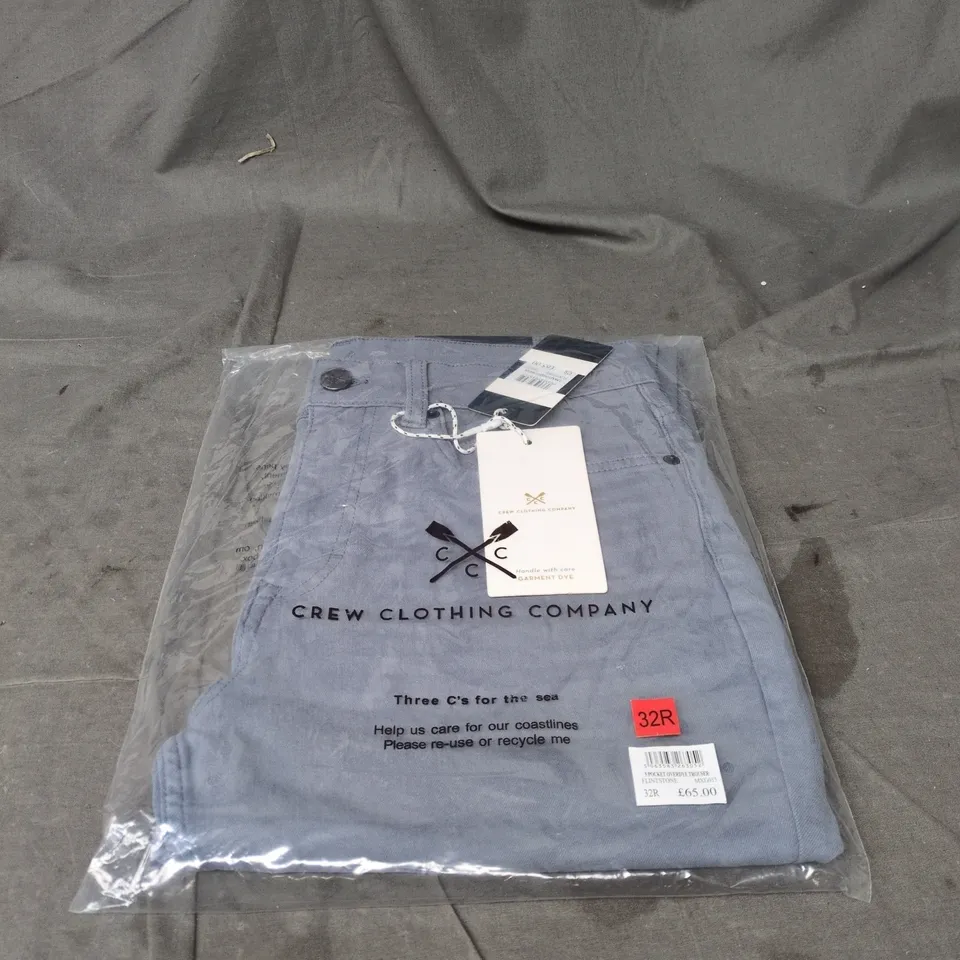 BAGGED CREW CLOTHING COMPANY 32R FLINTSTONE TROUSER