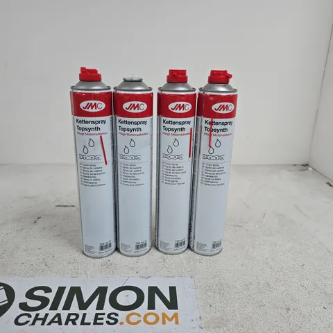 SET OF 4 JMC CHAIN SPRAY 750ML