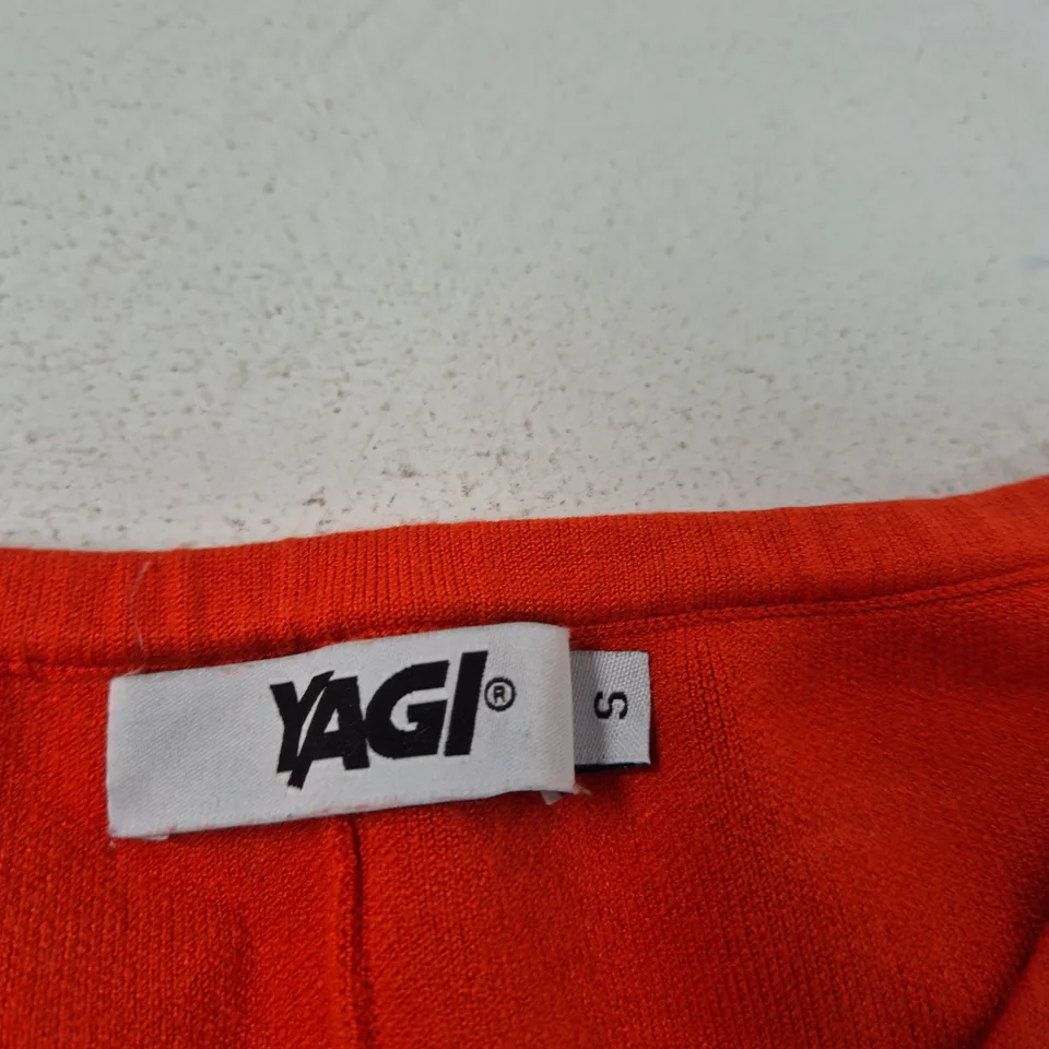 YAGI ORANGE KNIT TROUSERS – WOMEN'S, SIZE S