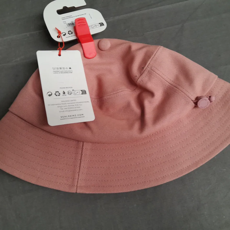 SEALSKINZ LYNFORD WATERPROOF CANVAS BUCKET HAT - L/XL