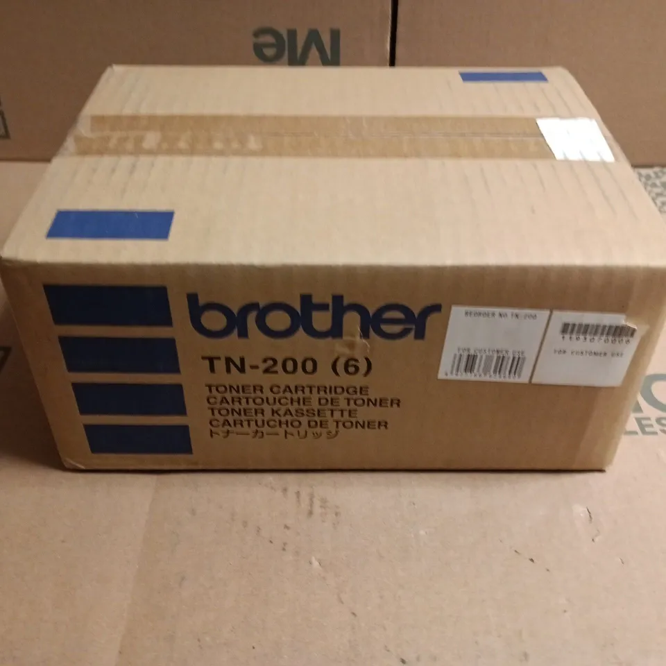 BROTHER TN-200 TONER CARTRIDGES (BOX OF 6) – BOXED SET FOR BROTHER PRINTERS