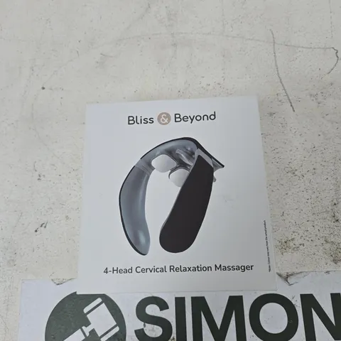 BLISS & BEYOND 4-HEAD CERVICAL RELAXATION MASSAGER