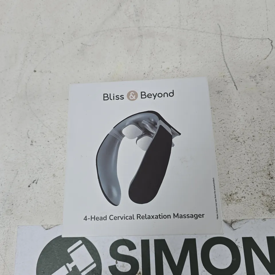 BLISS & BEYOND 4-HEAD CERVICAL RELAXATION MASSAGER