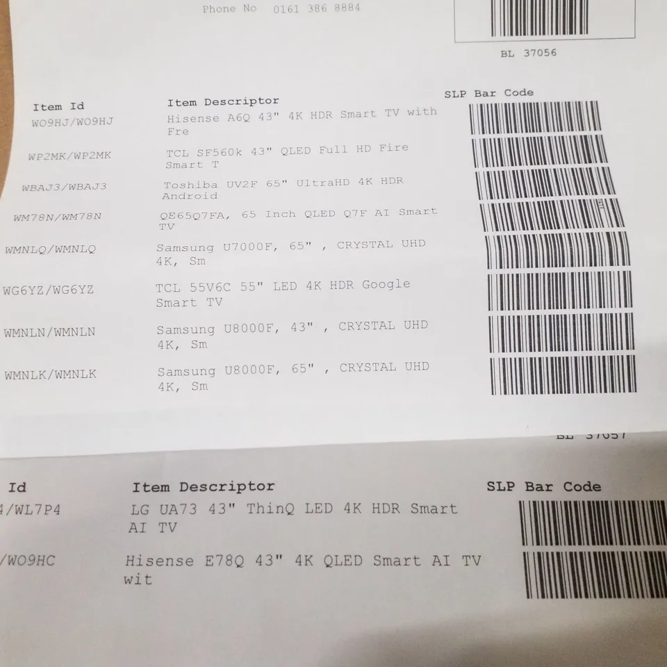 PALLET CONTAINING APPROXIMATELY 10 ASSORTED DAMAGED TVS