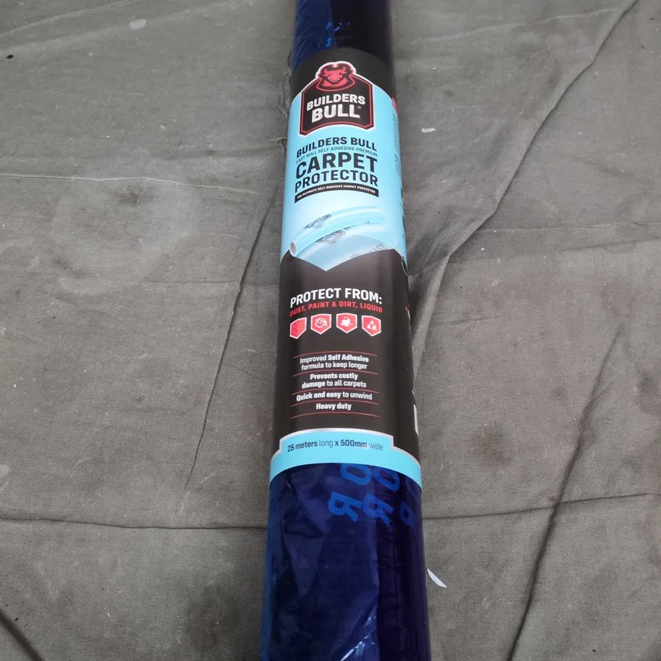 BUILDERS BULL CARPET PROTECTOR ROLL – 25M X 50CM (BLUE)
