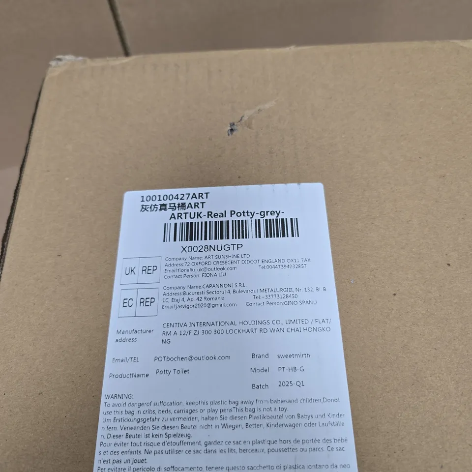 ARTUK REAL POTTY GREY BOXED