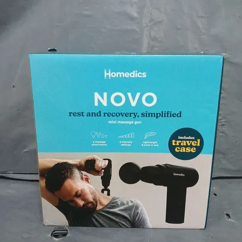 BOXED HOMEDICS NOVO EVERYDAY MINI MASSAGE GUN 