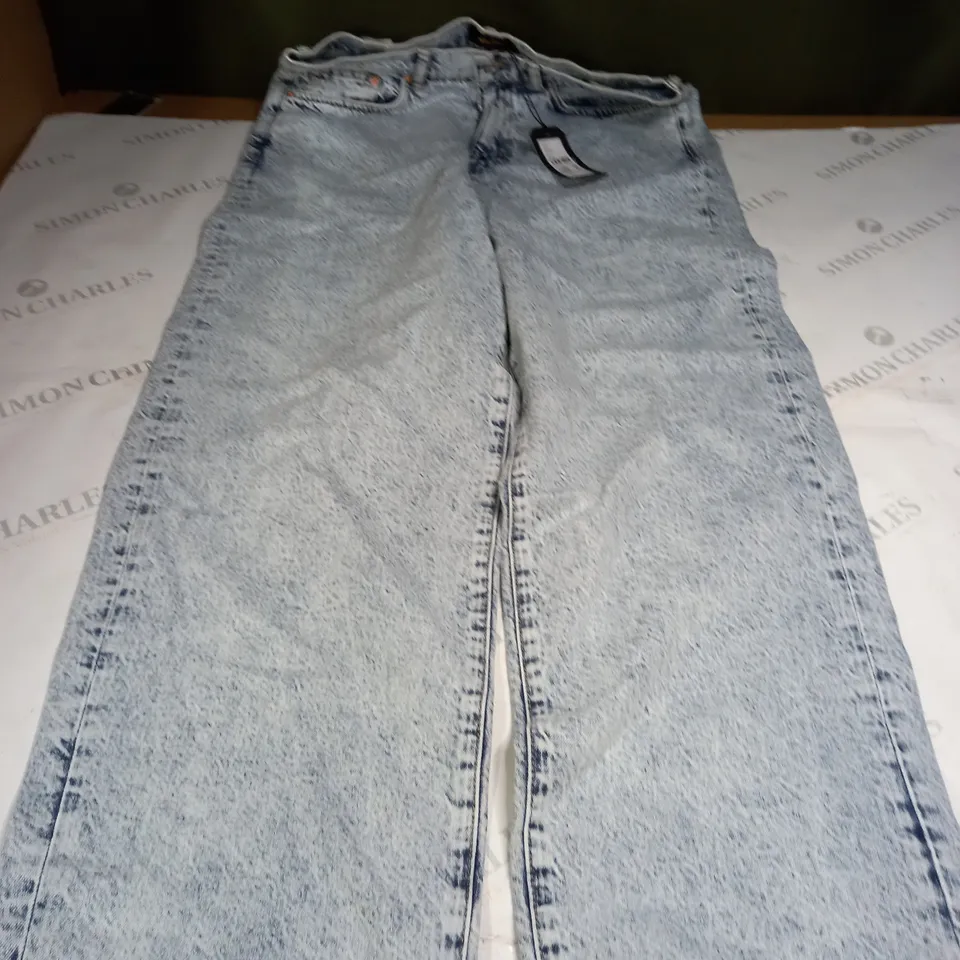 STAN RAY LIGHT BLUE WIDE LEG DENIM JEANS SIZE 32R