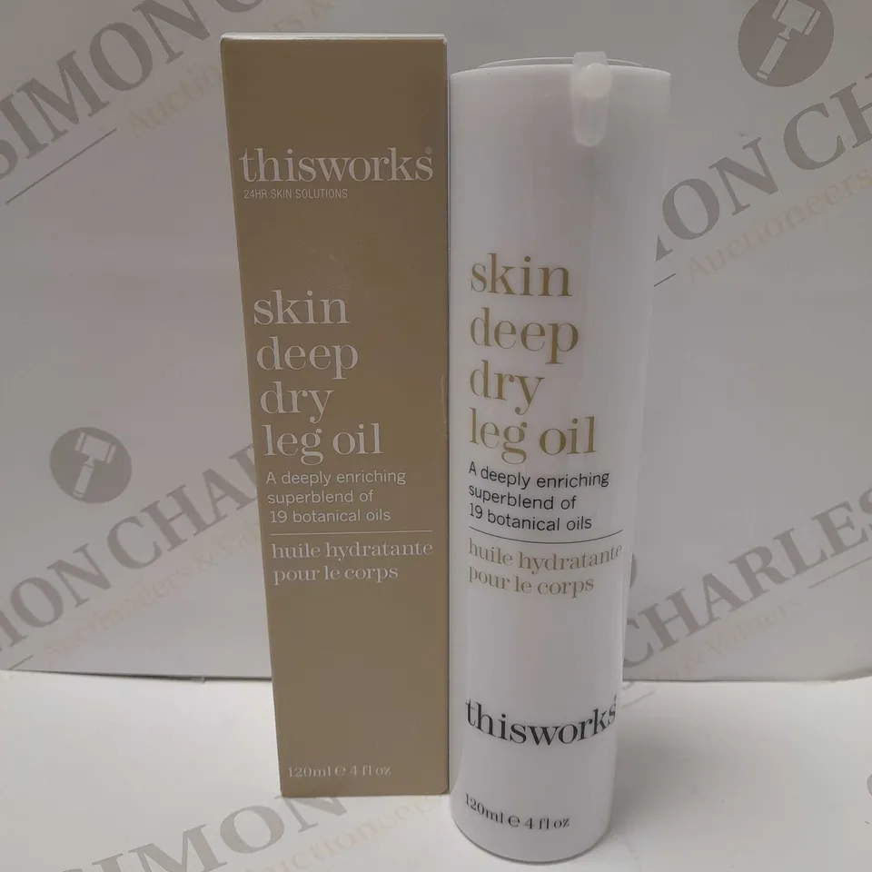 THIS WORKS SKIN DEEP DRY LEG OIL 120ML