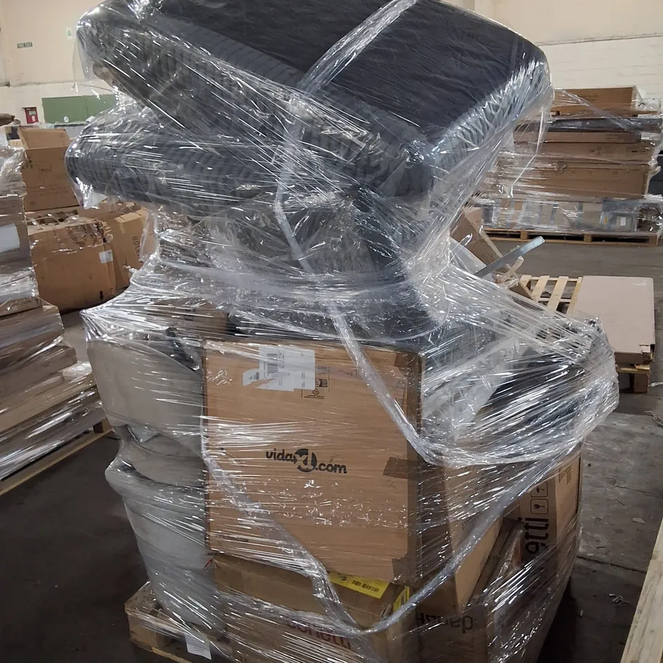 PALLET CONTAINING ASSORTED FURNITURE PARTS