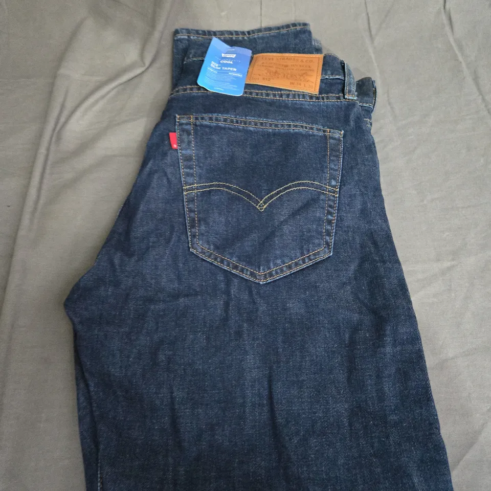 LEVIS STRAUSS 512 SLIM TAPER JEANS SIZE W34