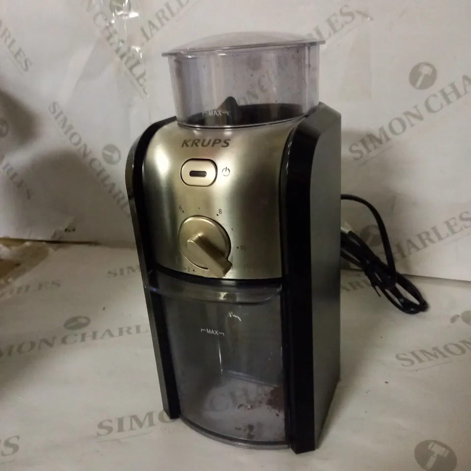 KRUPS EXPERT BURR GRINDER FOR COFFEE BEANS