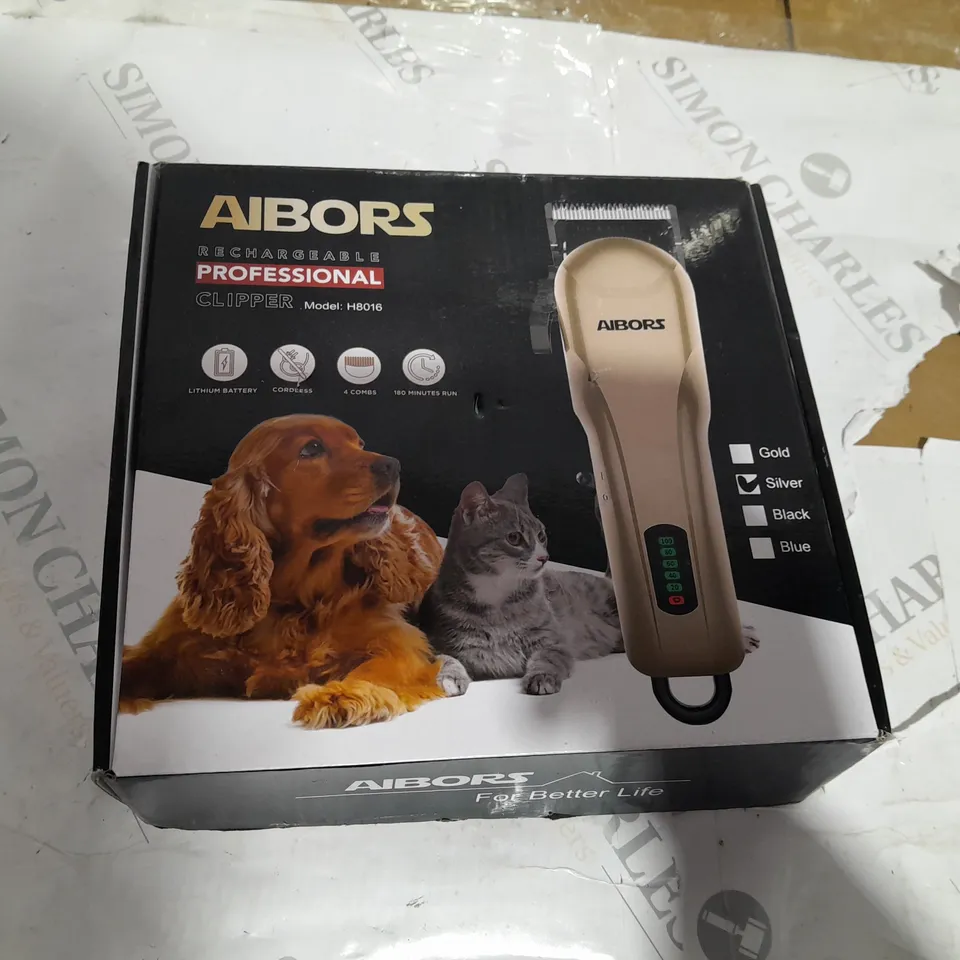 AIBORS RECHARGABLE PROFESSIONAL CLIPPER H8016