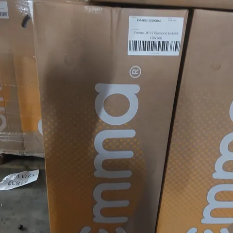 BRAND NEW BOXED EMMA UK V2 DIAMOND HYBRID 150 x 200CM KING SIZE MATTRESS 