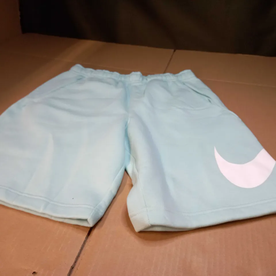 NIKE PASTEL GREEN/LOGO JOGGER SHORTS - SMALL