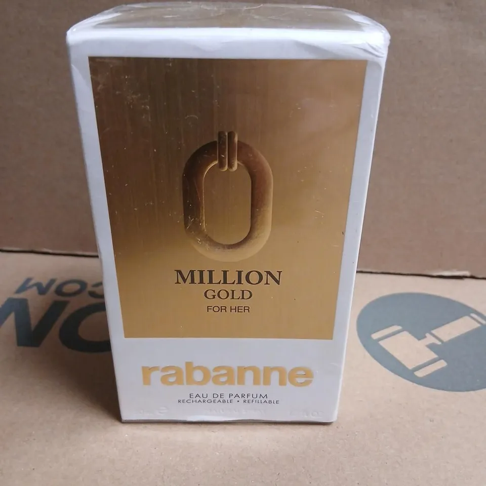 BOXED AND SEALED MILLION GOLD FOR HER RABANNE EAU DE PARFUM 50ML