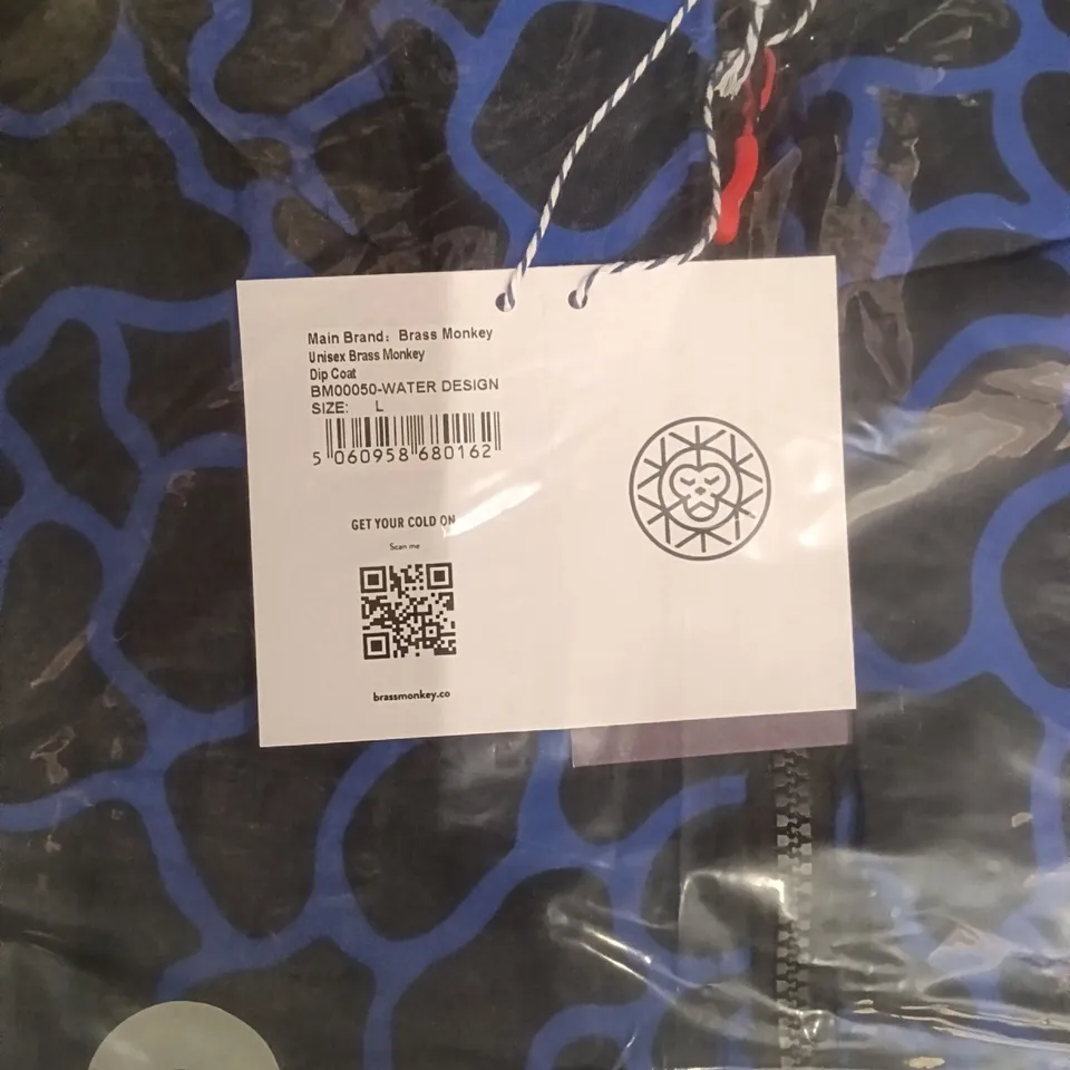 BRAND NEW BRASS MONKEY COAT SIZE L - WATER DESIGN