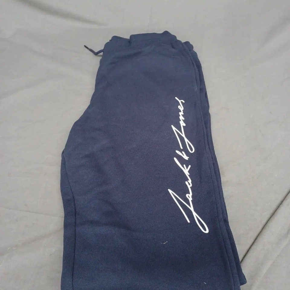 JACK AND JONES NAVY SWEATPANTS SIZE S