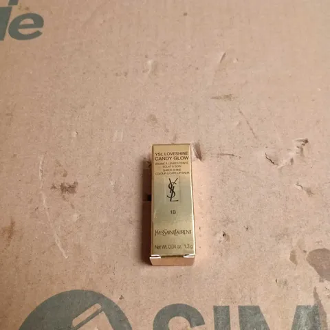 YVES SAINT LAURENT LOVESHINE CANDY GLOW 1B PINK SUNRISE LIP BALM 1.3 G BOXED