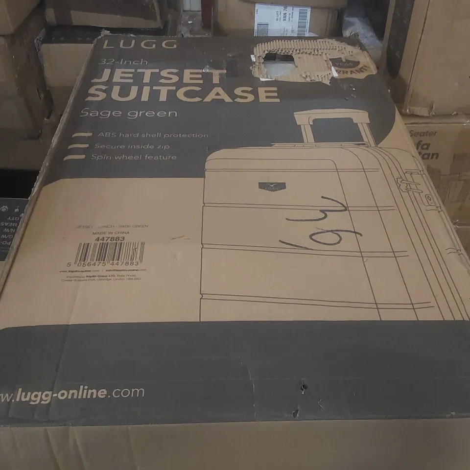 BOXED LUGG TRAVEL SUITCASE