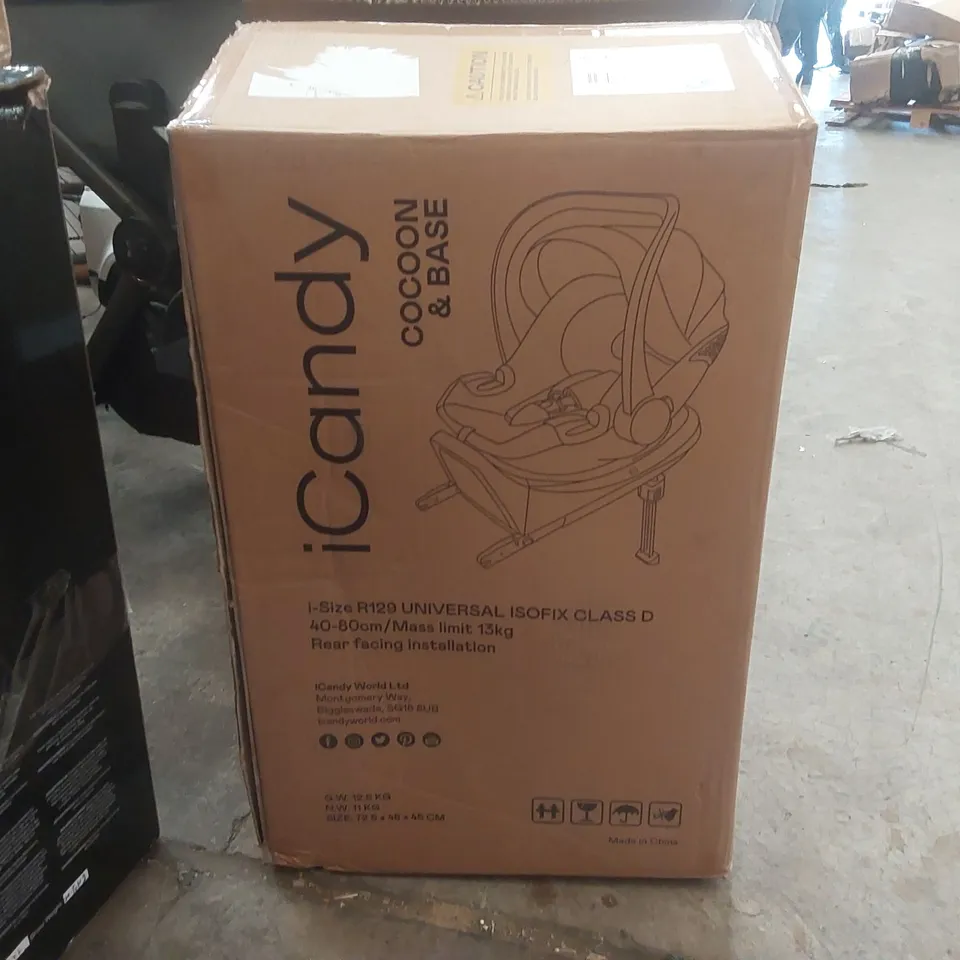 BOXED ICANDY COCOON & BASE - DARK GREY