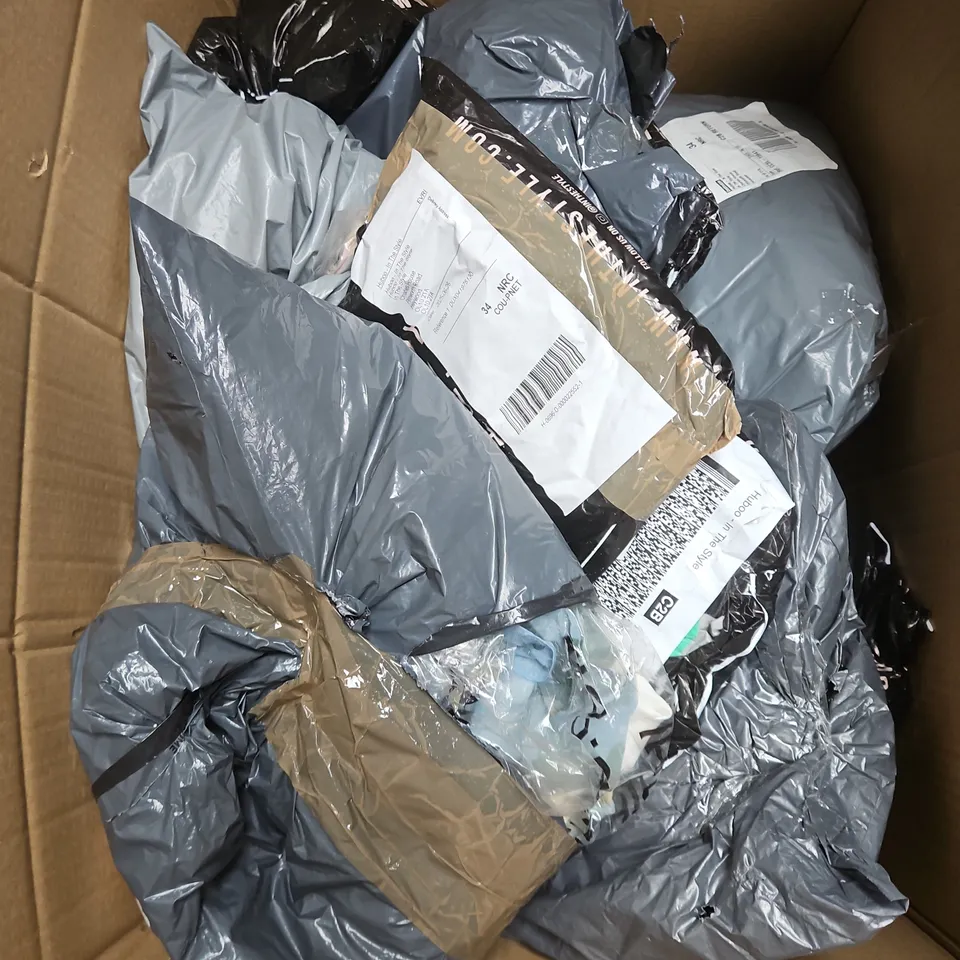 APPROXIMATELY 20 ASSORTED CLOTHING ITEMS IN VARIOUS STYLES AND SIZES 