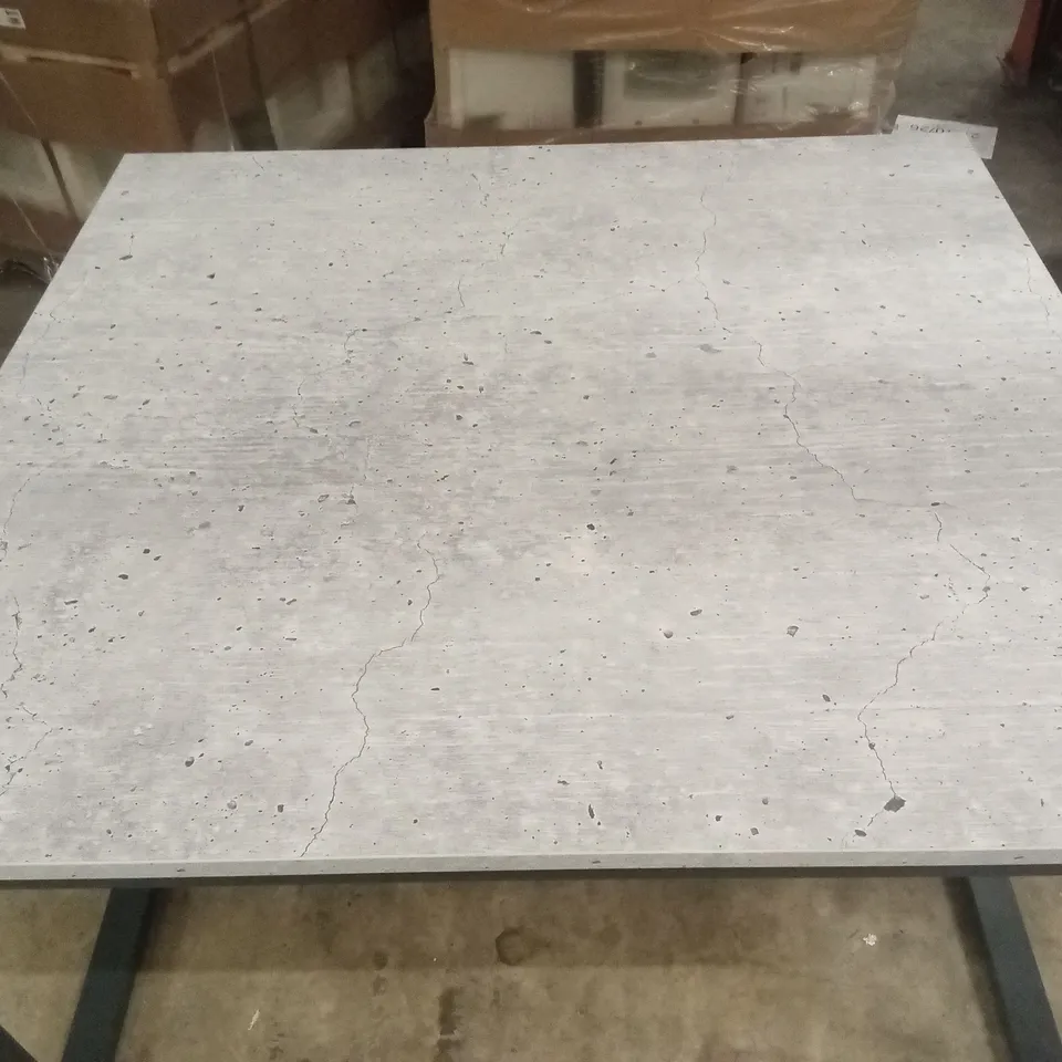 BRAND NEW BOXED DENIM HIGH LEVEL TABLE, 120 x 130cm (2 BOXES)