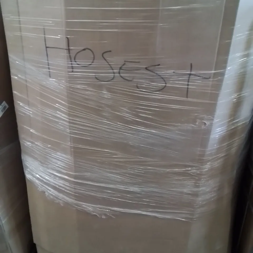 PALLET CONTAINING A LARGE QUANTITY OF ASSORTED HOSE PIPES, POOL INFLATABLES ECT