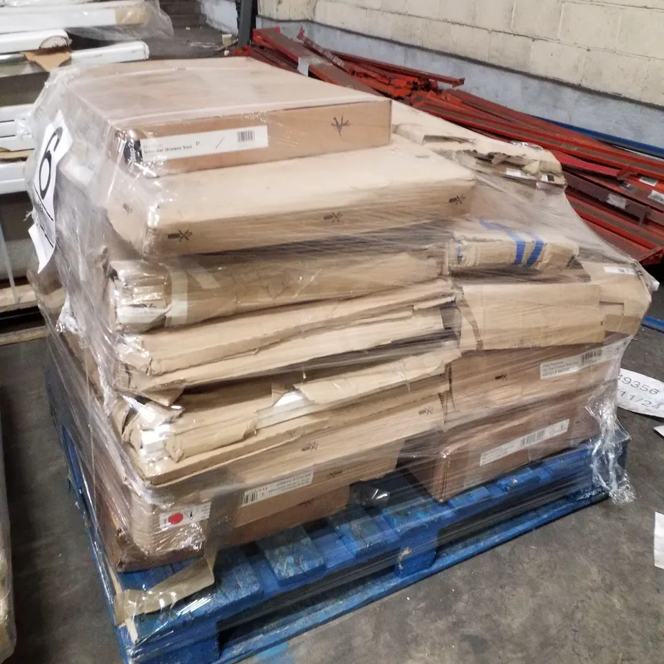 PALLET CONTAINING ASSORTED FLATPACK