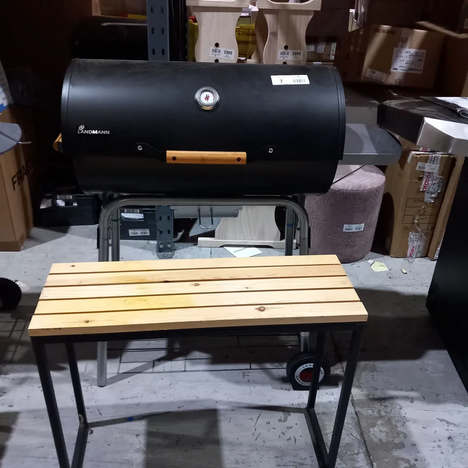 LANDMANN LARGE SMOKER WITH BENCH