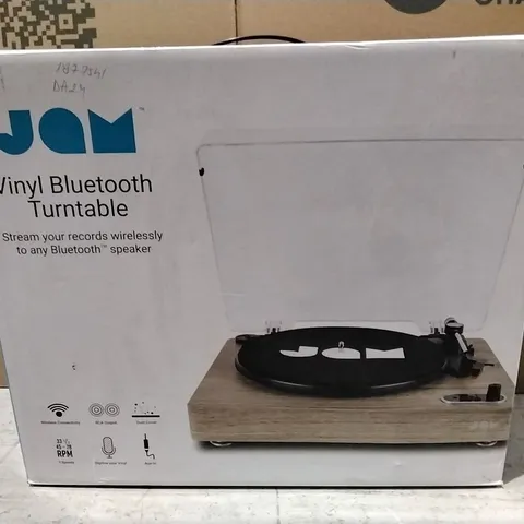 BOXED JAM VINYL BLUETOOTH TURNTABLE 