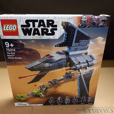 BOXED LEGO STAR WARS 75314 THE BAD BATCH ATTACK SHUTTLE SET