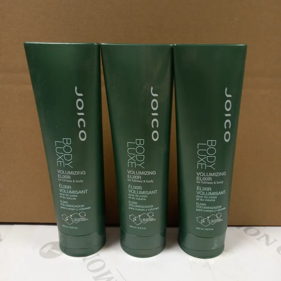 LOT OF 3 JOICO BODY LUXE VOLUMIZING ELIXIR 