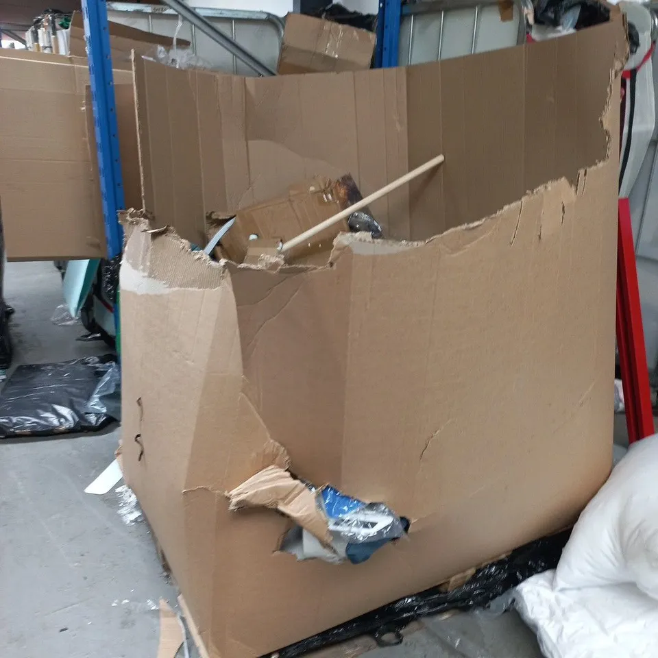 PALLET CONTAINING A LARGE QUANTITY OF ASSORTED HOUSEHOLD ITEMS TO INCLUDE USB AIR COOLER, IKEA ANTILOP X4 AND COFFEE & SUGAR TUB