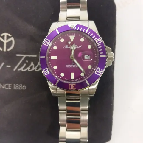 MATHEY-TISSOT H908A STAINLESS STEEL SWISS MADE WRIST WATCH