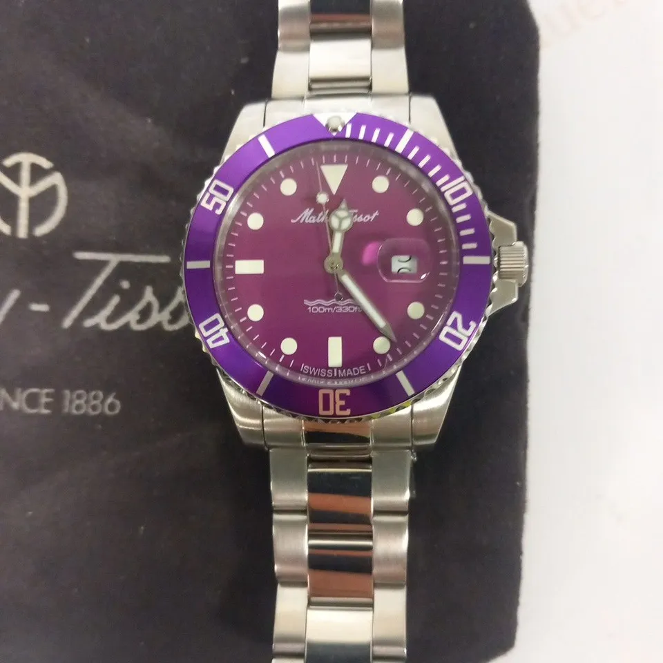 MATHEY-TISSOT H908A STAINLESS STEEL SWISS MADE WRIST WATCH