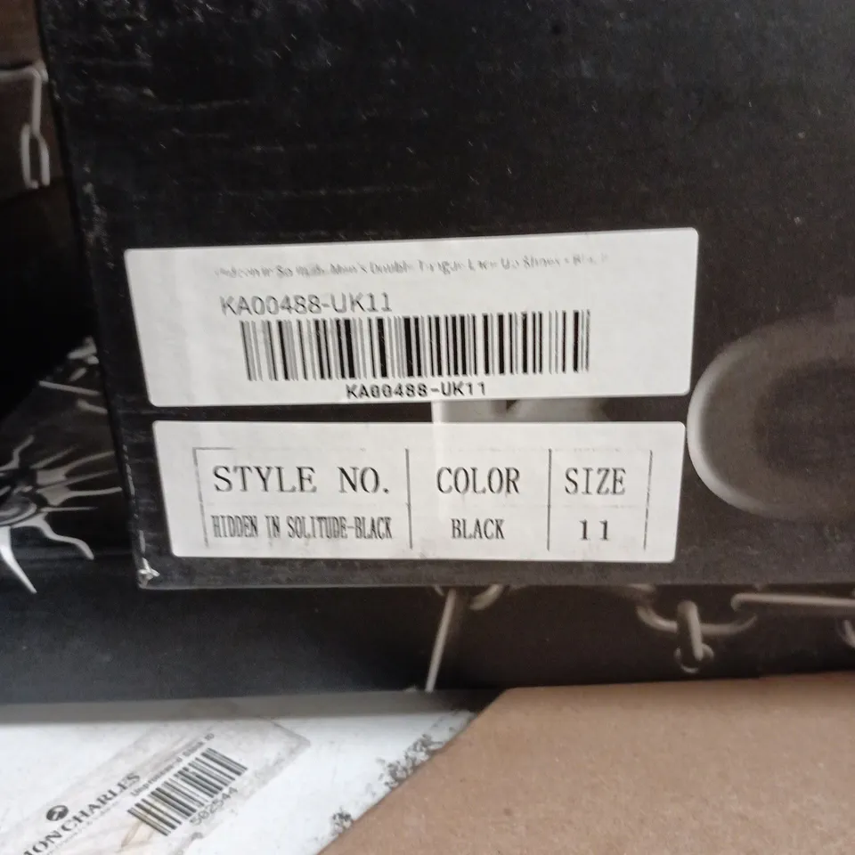 KOI BLACK LEATHER LOAFERS UK 11
