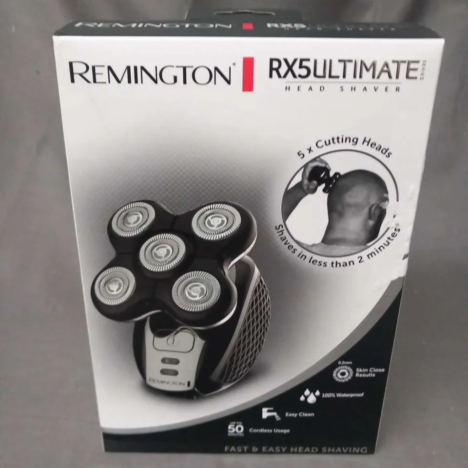 BOXED REMINGTON RX5 ULTIMATE SERIES HEAD SHAVER