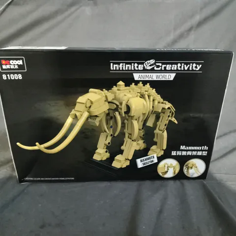 MAMMOTH SKELETON MODEL KIT – INFINITE CREATIVITY ANIMAL WORLD 