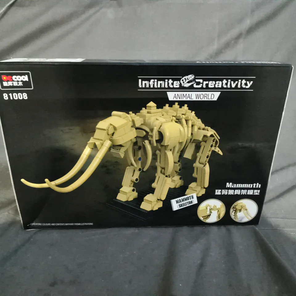 MAMMOTH SKELETON MODEL KIT – INFINITE CREATIVITY ANIMAL WORLD 