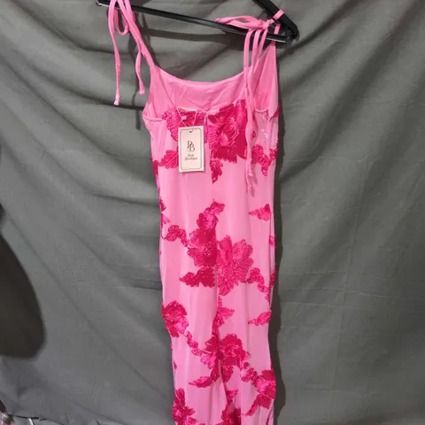 PINK BOUFIQUE FLORAL MAXI DRESS – WOMEN'S CLOTHING 