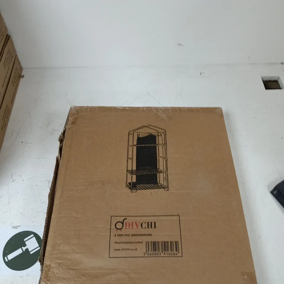 DIVCHI 4-TIER PVC GREENHOUSE – BOXED GARDEN STRUCTURE