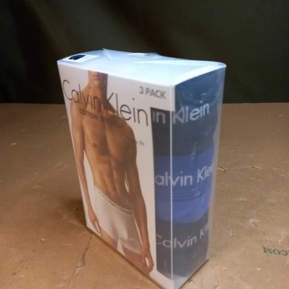 CALVIN KLEIN 3 PACK TRUNKS SIZE L