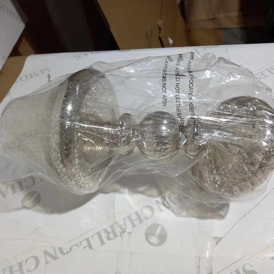 HOME REFLECTIONS PRE-LIT LED MERCURY GLASS LAMP GOLD